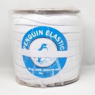 Penguin White Elastic Rubber 1 cm P10A /ROLL Elastic Band for Pants Elastic Band Sewing