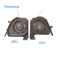 NEW ORIGINAL LAPTOP CPU GPU Cooling Fan For ASUS Rog zephyrus G16 GU603V VI VU VV 2023