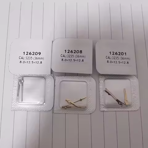Silver Watch Accessories CAL:3235 Movement Blue Luminous Watch Hands For RLX 36MM 41MM DATEJUST 1262