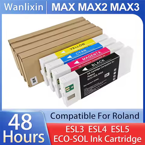 220ML SP540V ECO-SOL-MAX MAX2 MAX3 ESL3 ESL4 ESL5 Solvent Ink Cartridge BN-20 SP300V RA-540 SP300 BN