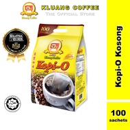 Kluang Coffee Cap Televisyen Kopi O Kosong Eco Pack (100 sachets x 1 Pack) Kopi-O Kluang Cap TV