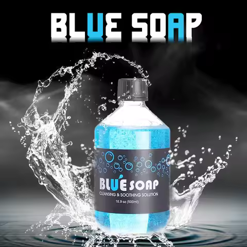 40/500ml Concentrating Tattoo Blue Soap Soothing Soap Aftercare Solution Liquid Avoiding Skin Irrita