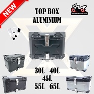 HY Aluminium Top Box X Design Kotak Motosikal Peti Aluminum Box Motorcycle