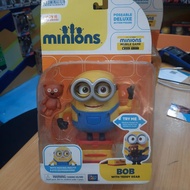minions rare bob with teddy bear action figure thinkway toys