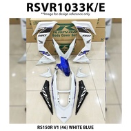 Rapido Cover Set Honda RS150R V1 V2 V3 (46) White Blue Red Purple Blue Accessories Motor Bodyset Limited