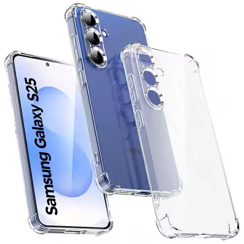 Shockproof Silicone Case For Samsung Galaxy S25 S26 5G Clear Slim Soft Cover On Sumsung Samsang S25u