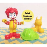 全新 2010年 McDonald's 麥當勞 絕版玩具 麥當勞叔叔 兒童餐玩具 衣服帽子可穿脫