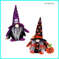 🎃 2pcs Patung Gnome Halloween untuk