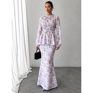 Ayra Kurung In Ivory Floral