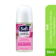 SAFI Antibacterial Deo Roll On 50ml - Pure Radiance Deodorant Safi, Ketiak Wangi Deodorant HTM Pharm