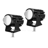 ไฟ 2 ชิ้น+สวิตซ ไฟโปรเจคเตอร์ ไฟหน้ารถยนต์ led ไฟท้าย ไฟสปอร์ตไลท์มอเตอร์ไซค์ สว่างมาก 2 สเต็ป 88w+8