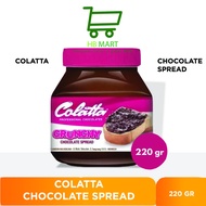 Selai Coklat Colatta dengan butiran crunchy Repack 220 gr Cocok untuk selai roti donat kue dan makan