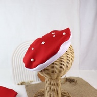 MERAH LBT5 Independence Beret Hat Red and White Beret Hat Indonesian Hat/