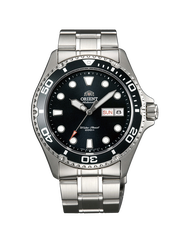 Orient Ray II FAA02004B9 / FAA02004B Black Dial Stainless Steel - Jam Tangan Pria