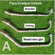 PIPE ROAD RACEknalpot SUPRA 125 ROAD RACE NECK DUCK PIPE STANDARD DUCK ROAD RACE NECK JUPITER Z VEGA