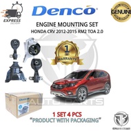 #DENCO#ENGINE MOUNTING SET HONDA CRV 2012-2015 RM2 TOA 2.0 (MK-220024)