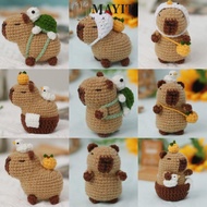 MAYIT Crochet Stuffed Animal Kit, DIY Set Handmade Capybara DIY Crochet Kit, Beginner with Crochet H