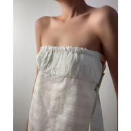 Try_yorata l Cotton tube top Origami top Cotton tube dress ชุดไปทะเล เกาะอกน่ารัก ชุดคาเฟ่แบรนด์ไอจี