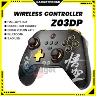 Z03DP Wireless Gaming Controller 2.4G USB + Bluetooth Gamepad Android I0S Phone PC Laptop TV SWITCH 