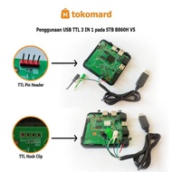 COD USB TTL untuk STB B860H V1, V2 dan STB V5 (3 IN 1) 7 Pin Kabel untuk Unlock & Root STB B860H Len