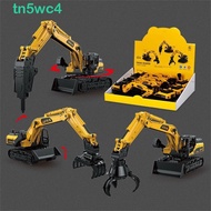 TN5WC4 Simulation Crane Toy, Model Toys Bulldozer Engineering Models Cars, Xmas Gift Drill Excavator