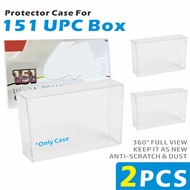 2PCS Plastic Protector Case For 151 UPC Box