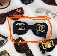 Chanel 墨鏡 Vintage 超大雙C ❤️ 購入於vintage專賣店 香奈兒 太陽眼鏡