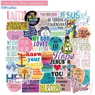 ❉ Bible Phrase Series 02 Classical Wisdom Words Stickers ❉ 50Pcs/Set Fashion DIY Waterproof Decals Doodle Stickers