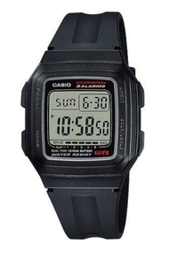 นาฬิกา รุ่น F-201 F-200W Casio นาฬิกาข้อมือผู้หญิง/ผู้ชาย สายเรซิน รุ่นF-201WA-9A F-201WA-1A F-200W-