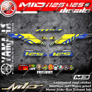 17M3 YAMAHA Mio i 125  STOCK DECALS / STICKER FOR MOTORCYCLE PARTS AND ACCESSORIES