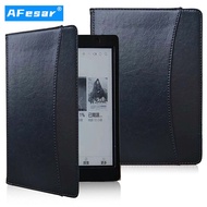 Afesar Folio Cover for Kobo Aura One 7.8 Inch Waterproof E-Reader PU Leather Case Kobo N709 Magnetic Protective Cover Skin Case