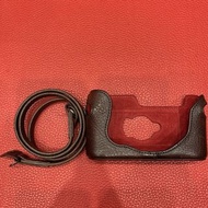 ARTISAN & ARTIST LMB-M7 leather case with strap (used) BROWN for Leica M6 M7 MP