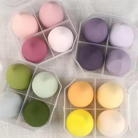 4Pcs Beauty Sponge Tools Makeup Make Up Puff Powder Foundation Accessories Blender Beauty Egg Sponge