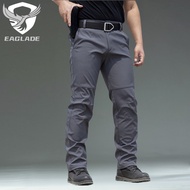 EAGLADE Tactical Cargo Pants for Men JJ020 in Grey Stretchable Waterproof
