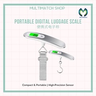 【READY STOCK】Portable 50kg Digital Luggage Scale | High Precision Handheld Scale with KG/LB/OZ/G for
