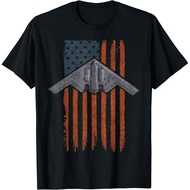 Jet Fighter & B-2 Spirit Bomber Patriotic Art 4Th Of July T-Shirt