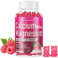 Calcium Magnesium Zinc Gummies & Vitamin D3,B6,B12,Immune & Supporting Bone Health Calcium Magnesium