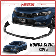 Honda Civic FE Facelift 2025 Modulo Front Skirt Front Lip MDL Bodykit Skirting Lips Gloss Black Pain