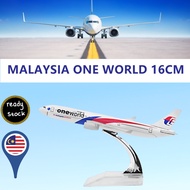 🛩🛩Malaysia Airlines🛩🛩16cm MAS One World A330 Miniatur Resin Penumpang Kargo Pesawat Kapal Terbang Mo
