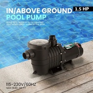 1.5HP Water Pump Aquarium Pool Pumps Circulation Pump Above In Ground Pool Pump Motor Hayward with S