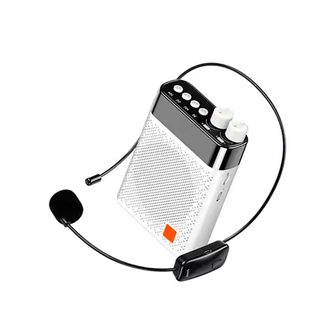 K7 UHF Wireless Megaphone Teacher Teaching LED Display Tour Guide Voice Amplifier Booster High Power