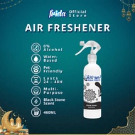 Frida 48H Air Freshener Blackstone[460ml] 0% Alcohol Pet-Friendly Tahan Lama Multipurpose Water base