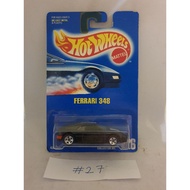 HOT WHEELS BLACK FERRARI 348