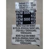 sticker permit body lori sticker potong