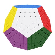 Willking Gigaminx stickerless 12 Sided Cube Megaminx 5x5 Layer Speed Cube Gigaminx 5x5 Puzzle Cube