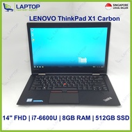 LENOVO ThinkPad X1 Carbon 4th Gen (i7-6600U) Preowned [Refurbished]
