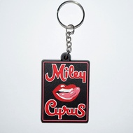 miley cyrus Rubber Keychain
