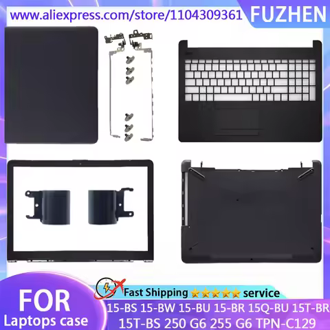 For 15-BS 15-BW 15-BU 15-BR 15Q-BU 15T-BR 15T-BS 250 255 G6 TPN-C129 LCD Back Cover/Front Frame/Palm