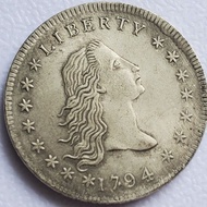 3/9 Foreign Silver Dollar United States 1794 Statue of Liberty Trading Dollars 1 Dollar Collection W