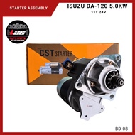 Isuzu DA-120 STARTER ASSEMBLY 5.0KW 11T 24V BD-08 CST BRAND